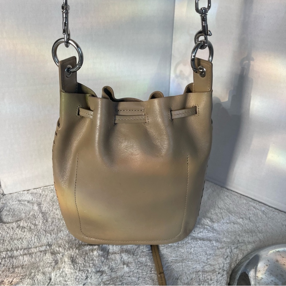 All Saints leather bucket bag! Tan Color - Picture 16 of 16